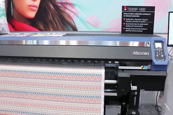 Mimaki presentó en Heimtextil 2018 sus innovaciones en impresión textil digital