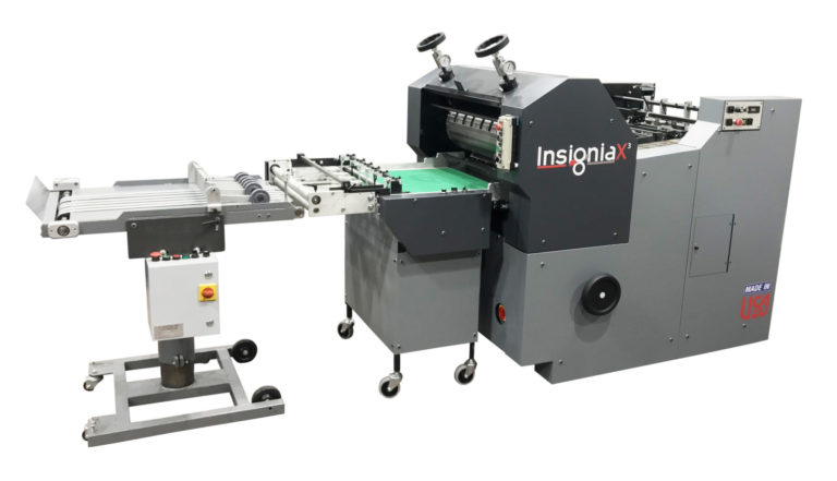 El último modelo InsigniaX3 Die Cutter de Rollem International es ideal para impresores que ofrecen productos personalizados
