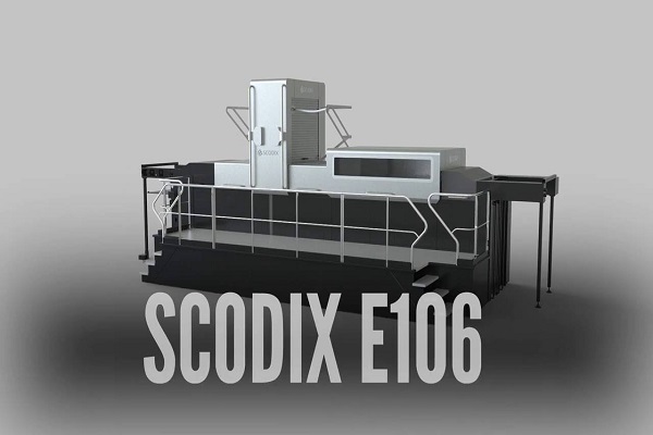 La Scodix E106, es una máquina de impresión digital que aporta soluciones mejoradas para las impresoras del sector del envasado