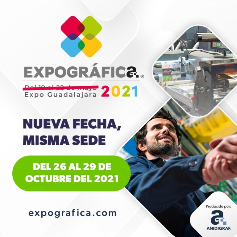 EXPOGRÁFICA cambia su fecha para octubre 2021