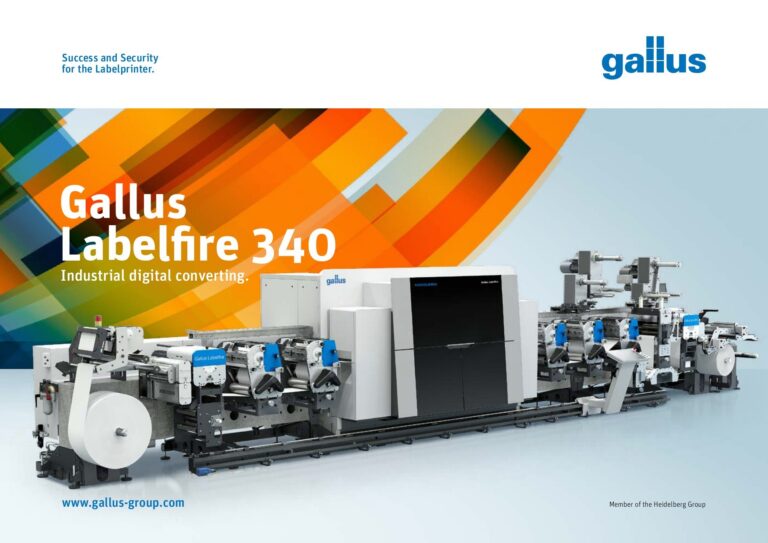 Labelfire 340 de Gallus aumenta la producción de etiquetas de Hub Labels Inc