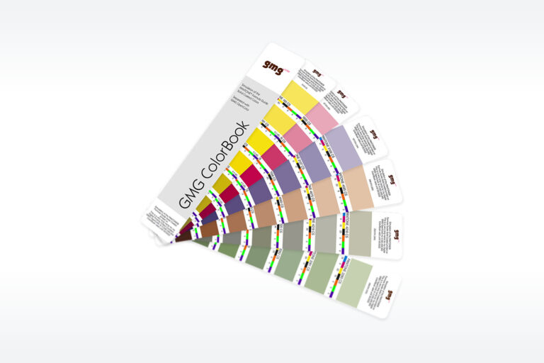 GMG ColorBook es una guía de colores personalizados con licencia Pantone